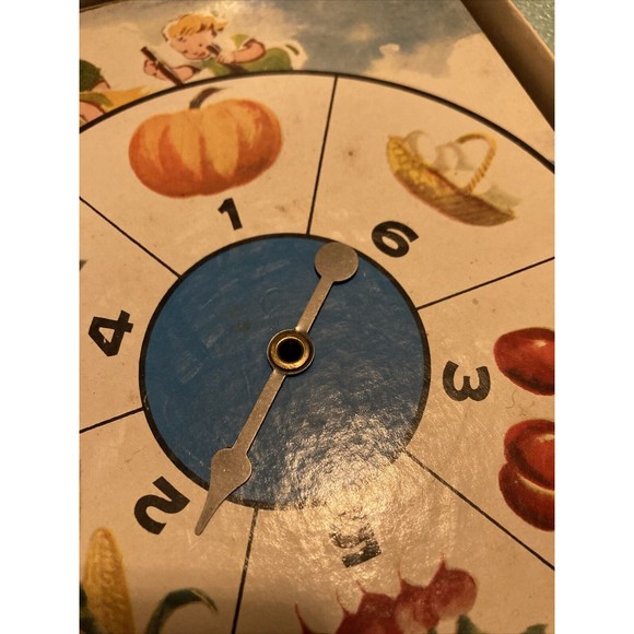 1947 MILTON BRADLEY Board Game FUN ON THE FARM original box USED ~Actual Photos~ - Picture 4 of 12